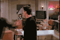 GIF - Friends Chandler & Joe